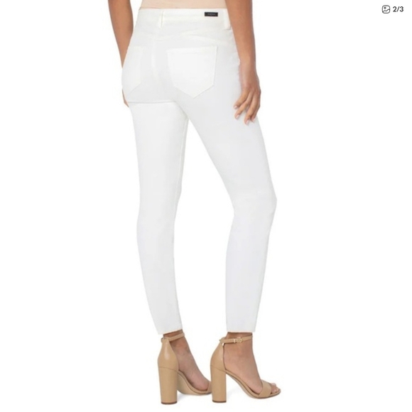 Liverpool “Piper Hugger” Ankle Skinny White Jeans – Size 4 / 27 – NWOT - Picture 3 of 16